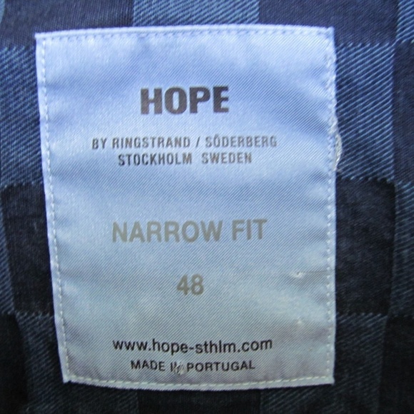 Hope Narrow Fit Chambray Soderberg Man Shirt - Picture 7 of 8